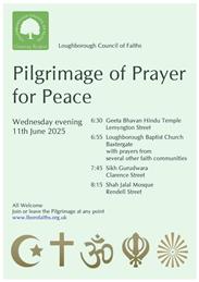 Pilgrimage of Prayer for Peace